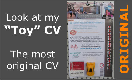 Look at my  “Toy” CV  The most original CV ORIGINAL